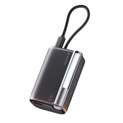 SHARGE Flow 3 Power Bank (45W, 10K, Built-in Cable)