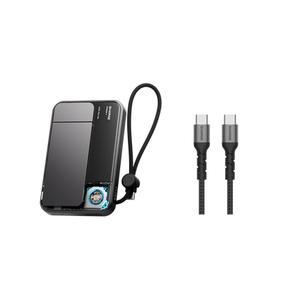 SHARGE ICEMAG 3 Power Bank(35W, 10K, Qi2.2 25W, Built-in Cable)