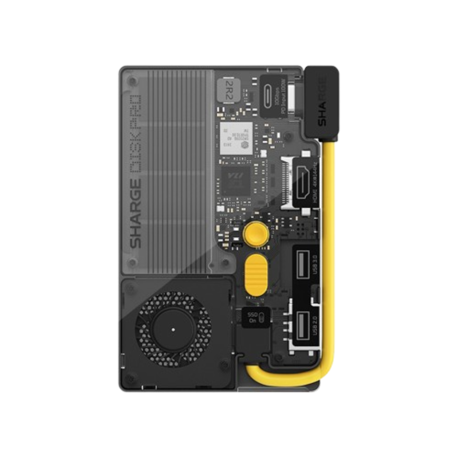 SHARGE Disk Pro( 5-in-1, 10Gbps, 4TB,Active Cooling)