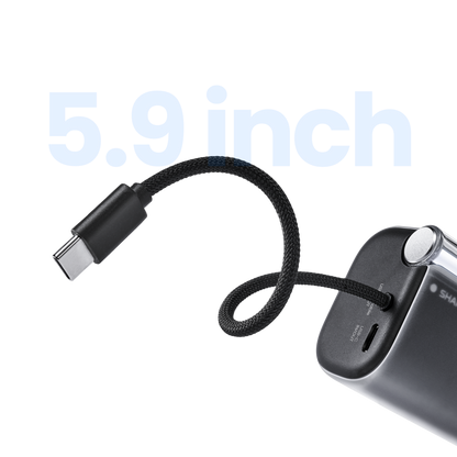 SHARGE Flow 3 Power Bank (45W, 10K, Built-in Cable)