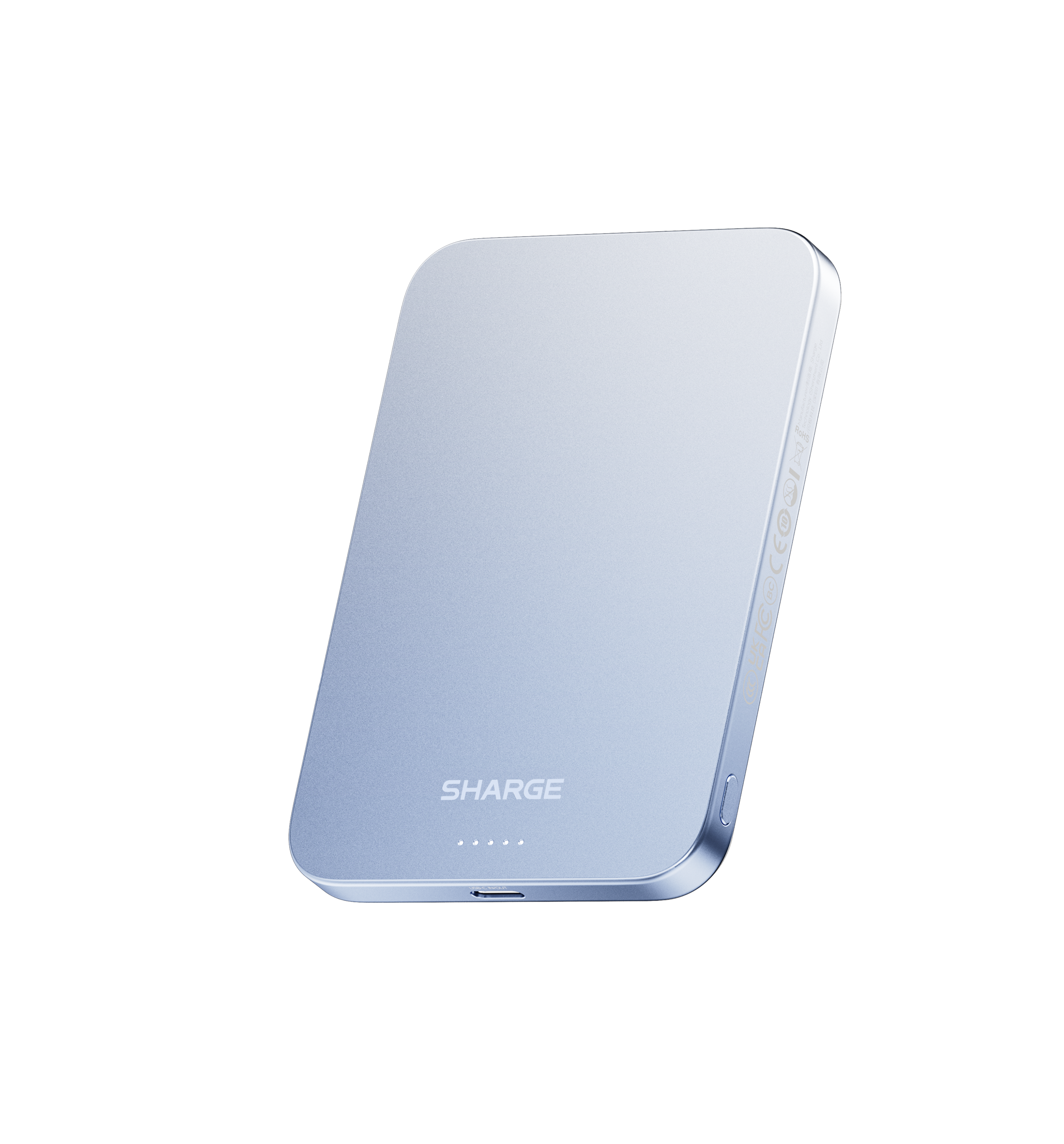SHARGE AeroMag 5k/10k Power Bank( 20W, 5K/10K,Qi2 15W, 0.33" Ultra-thin)
