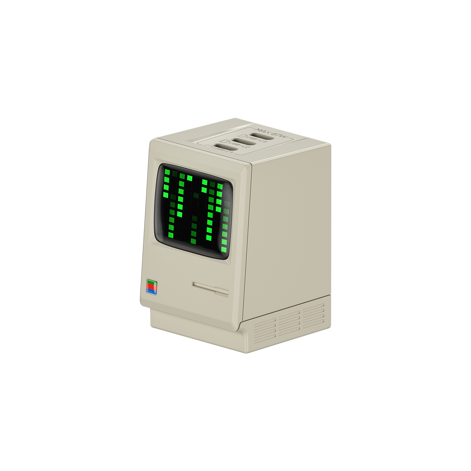 Sharge retro 67W Gan Charger 3 USB-C Ports